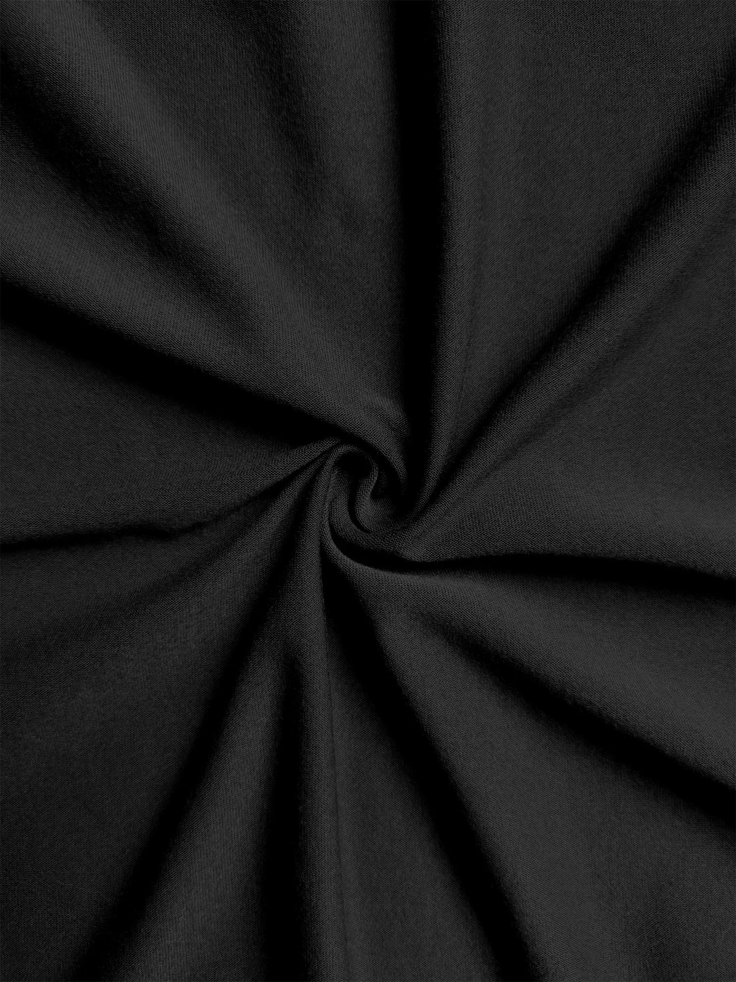 Women High Waist Midi Skirt Flared Silhouette Comfortable Fit Versatile for Brunch Vacations Work  Solid Colors